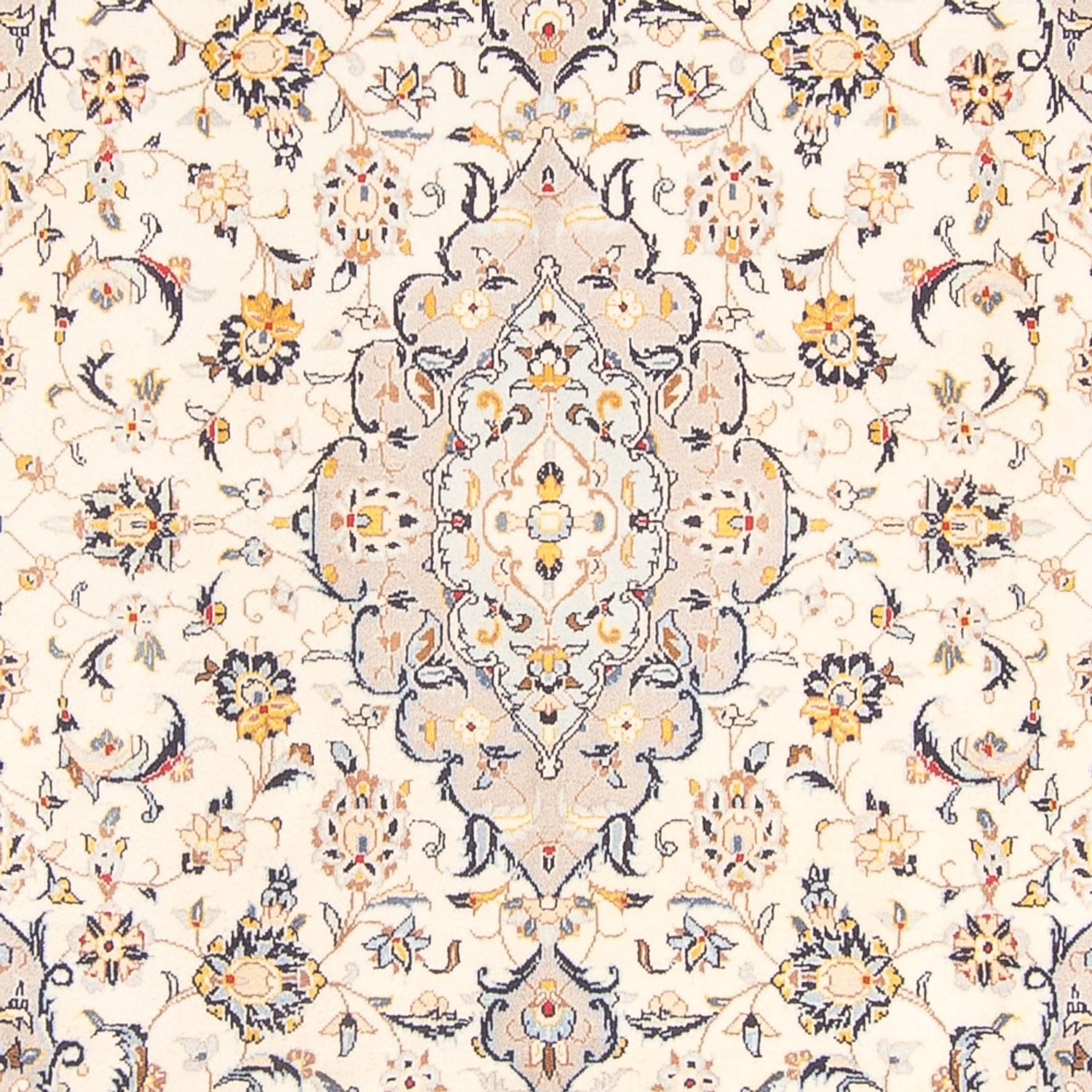 Persisk tæppe - Keshan - 300 x 200 cm - creme