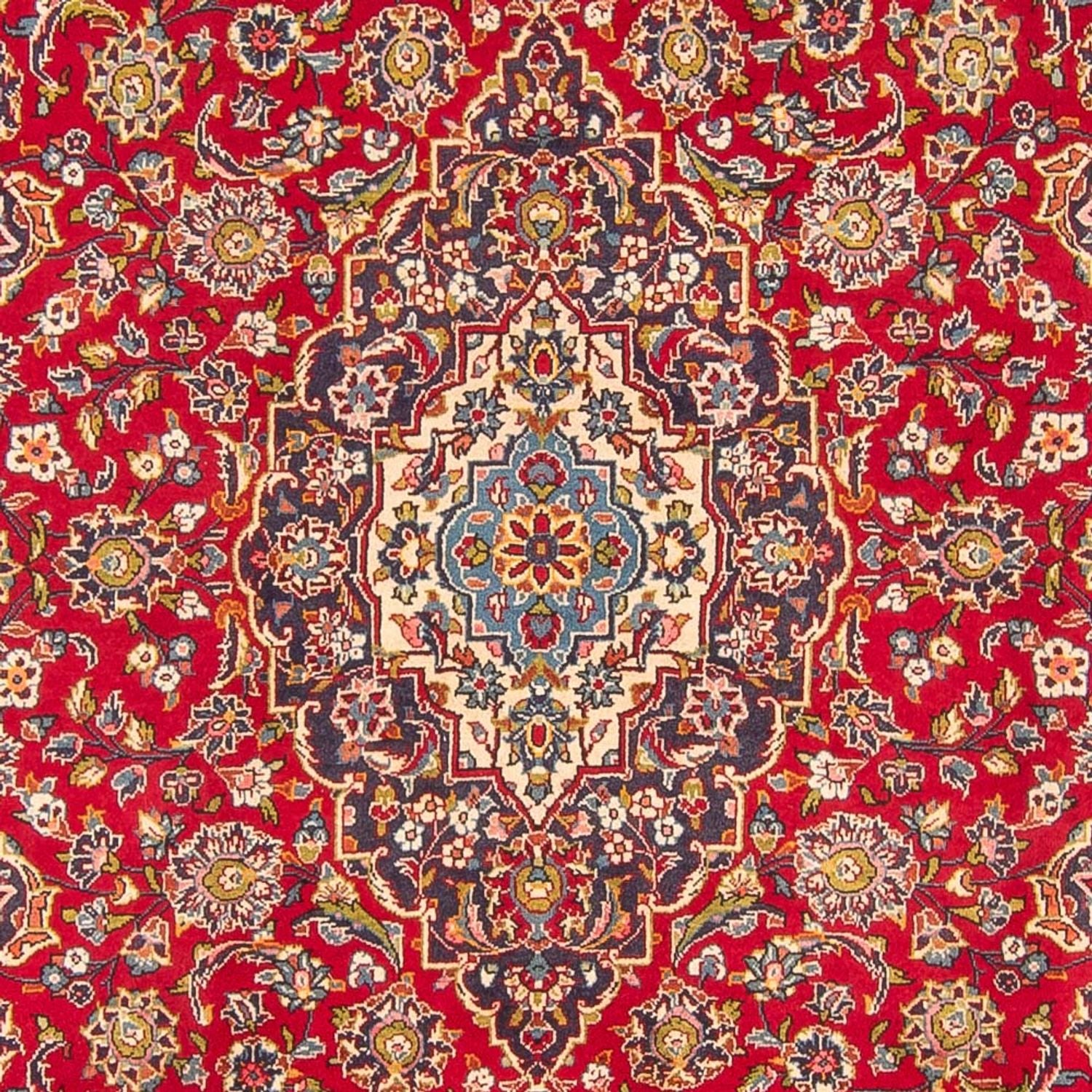 Persisk tæppe - Keshan - 300 x 200 cm - rød