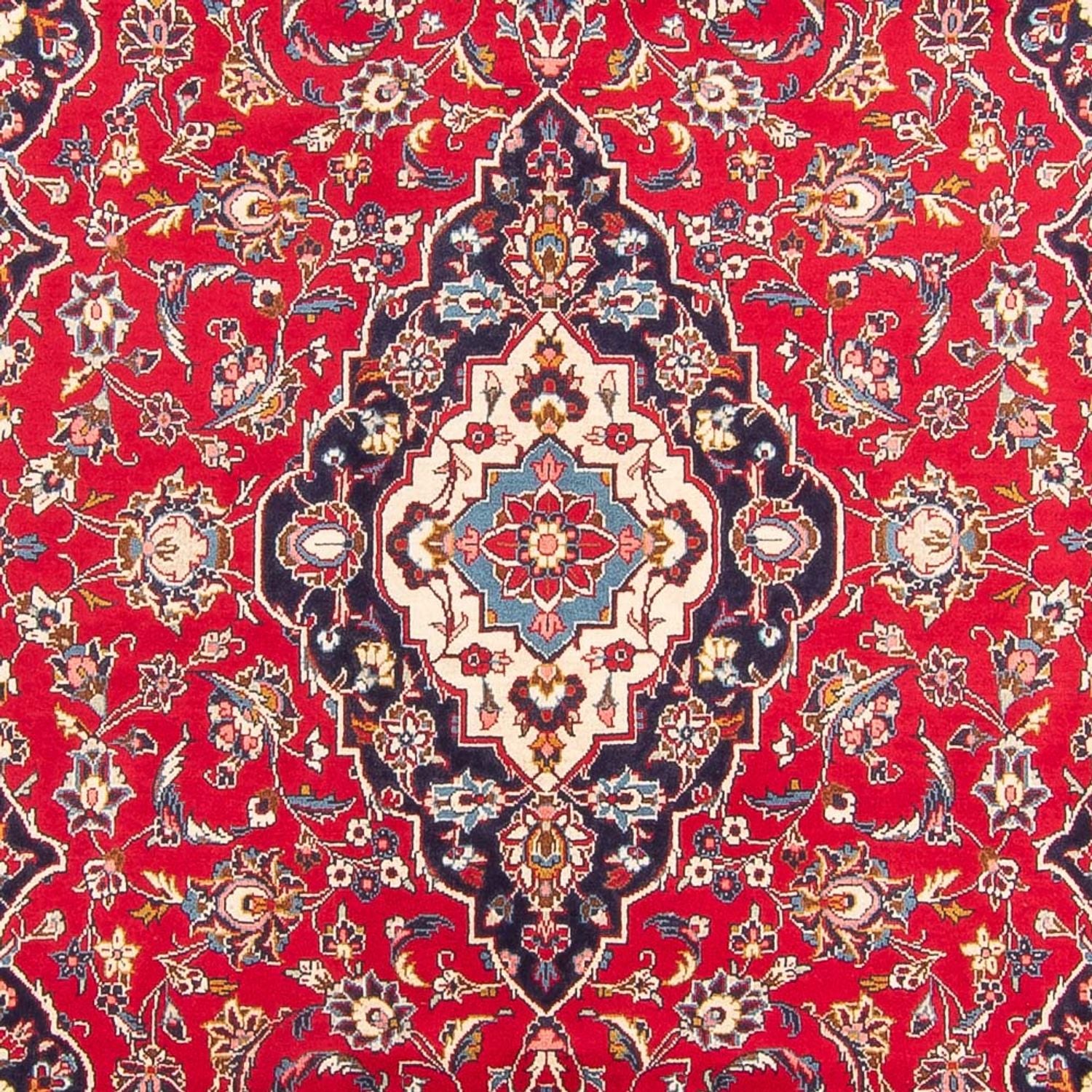 Persisk tæppe - Keshan - 300 x 200 cm - rød