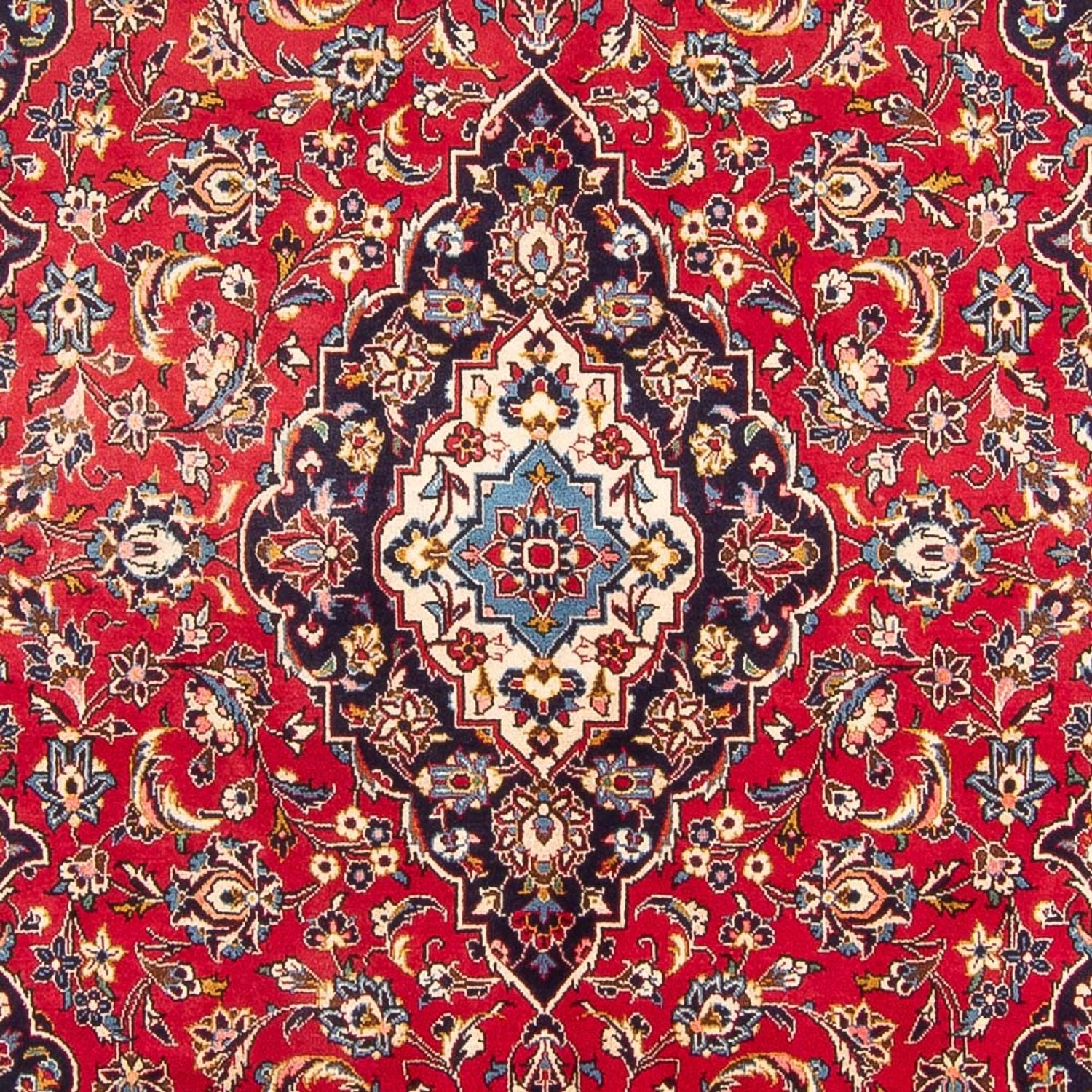 Persisk tæppe - Keshan - 300 x 200 cm - rød