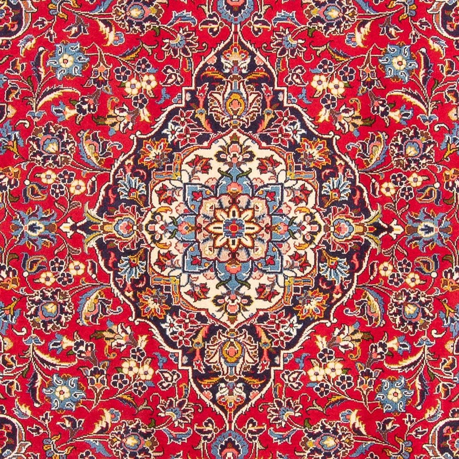 Persisk tæppe - Keshan - 300 x 200 cm - rød