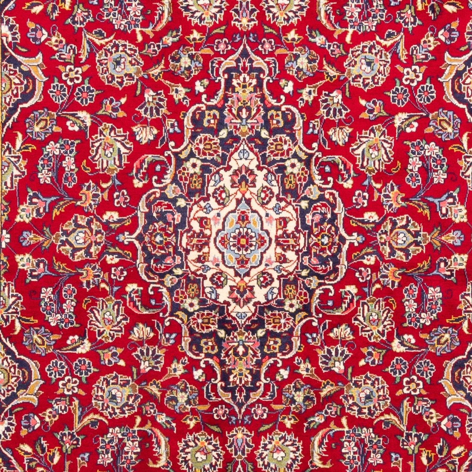 Persisk tæppe - Keshan - 302 x 200 cm - rød