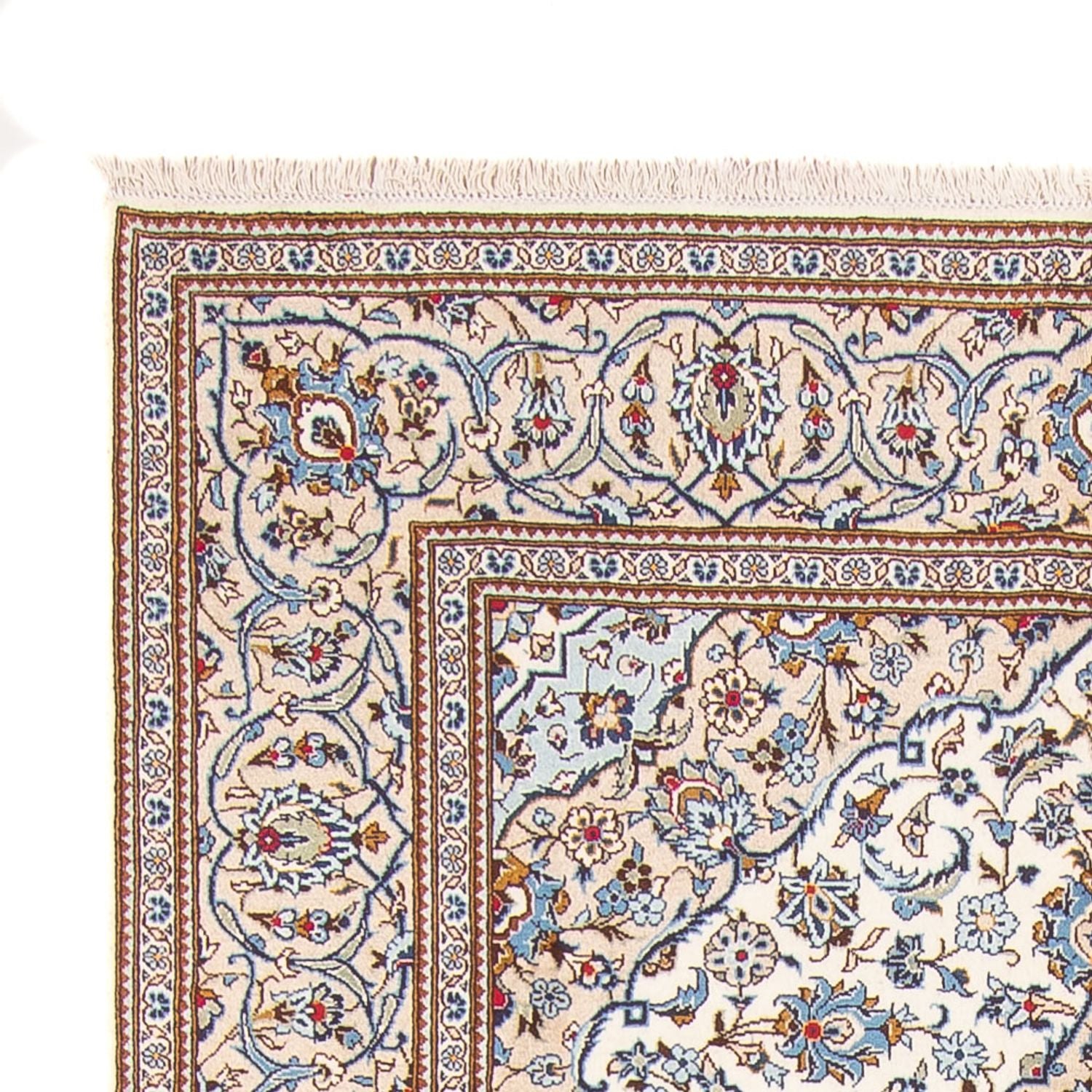 Persisk tæppe - Keshan - 303 x 200 cm - beige