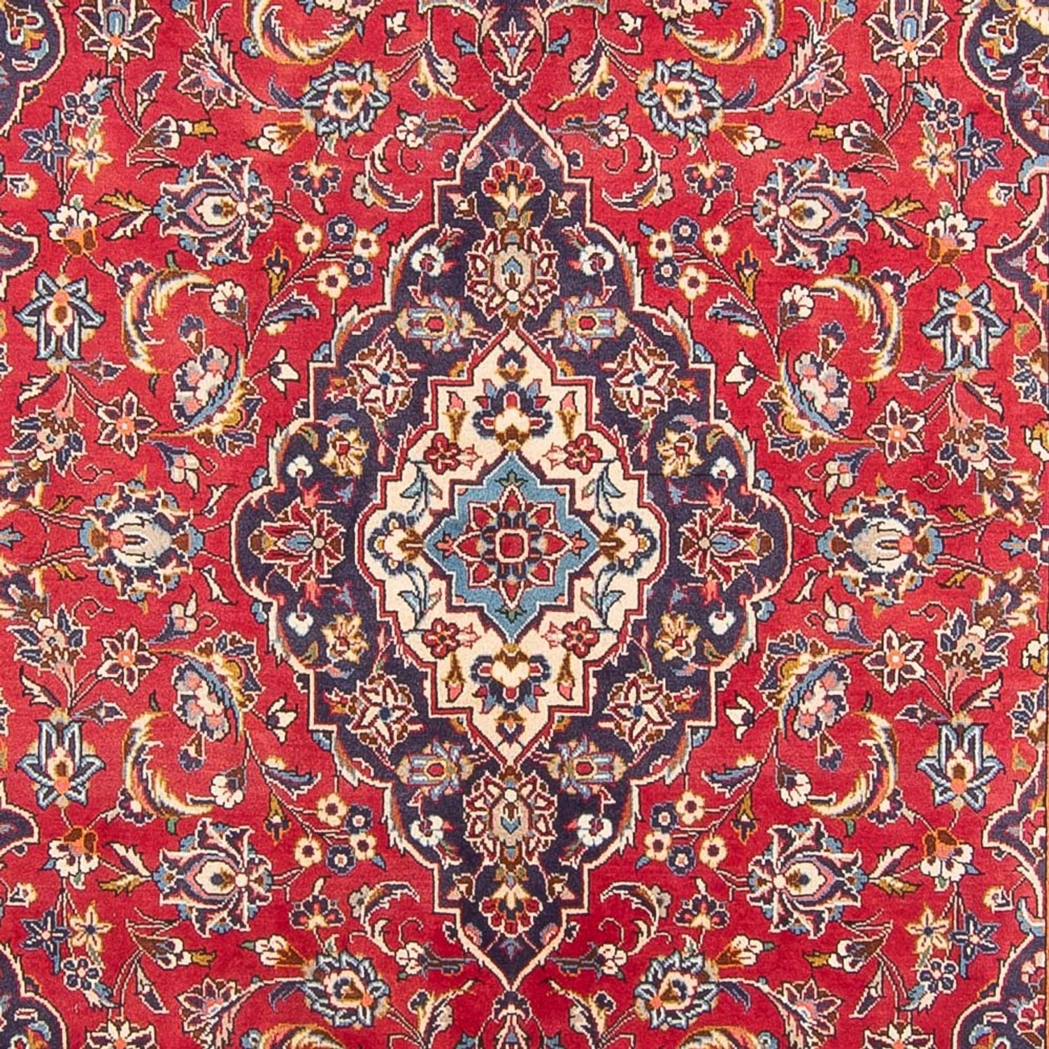 Persisk tæppe - Keshan - 303 x 200 cm - rød
