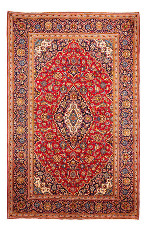 Persisk tæppe - Keshan - 303 x 200 cm - rød