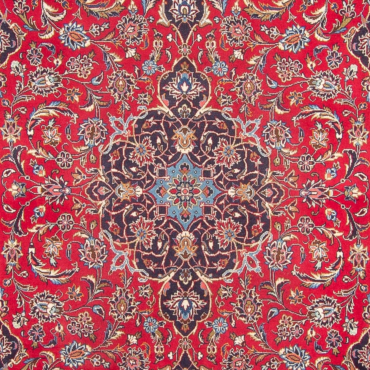 Persisk tæppe - Keshan - 306 x 198 cm - rød