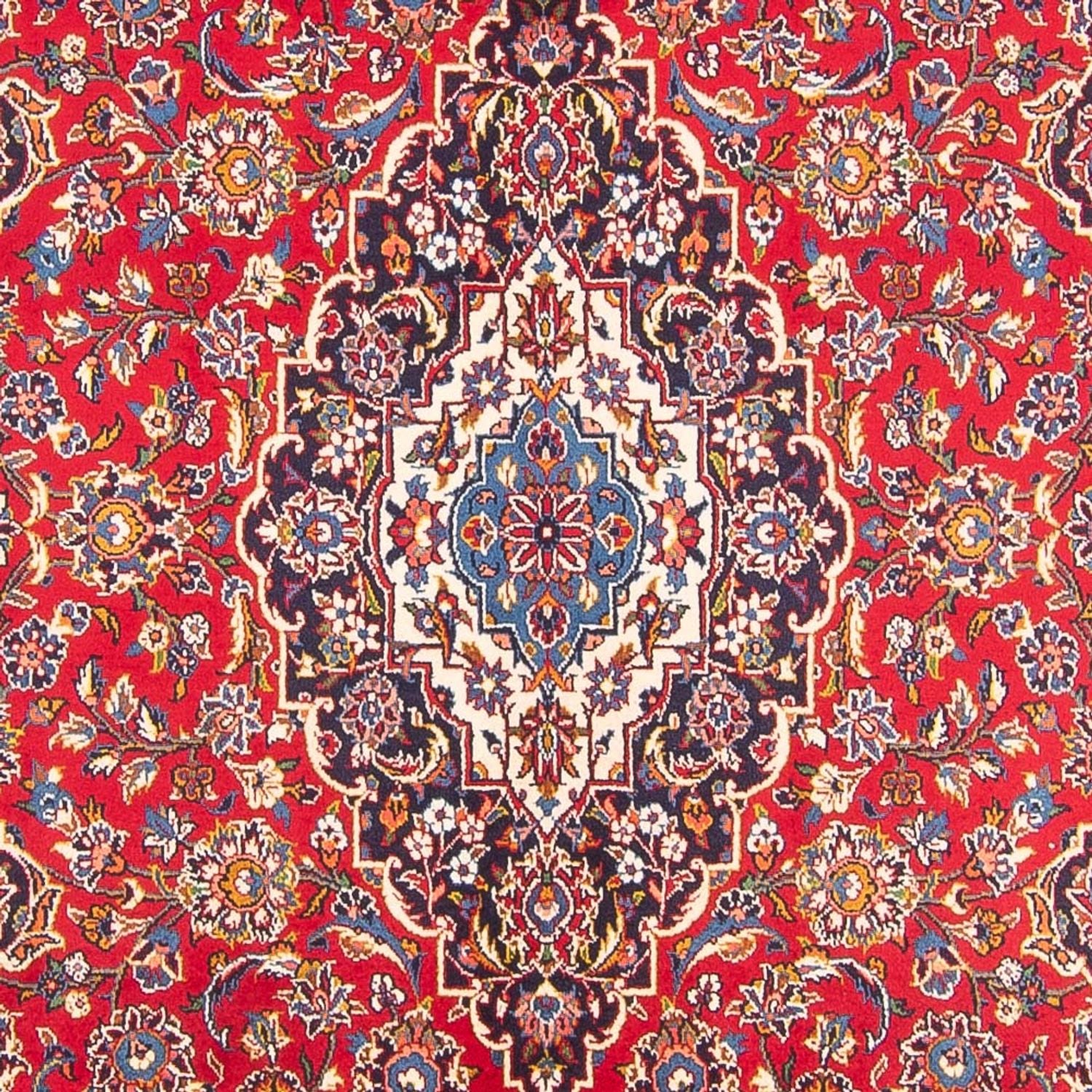 Persisk tæppe - Keshan - 300 x 203 cm - rød