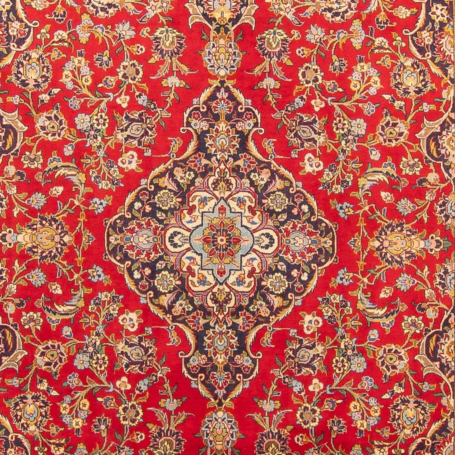 Persisk tæppe - Keshan - 305 x 200 cm - rød