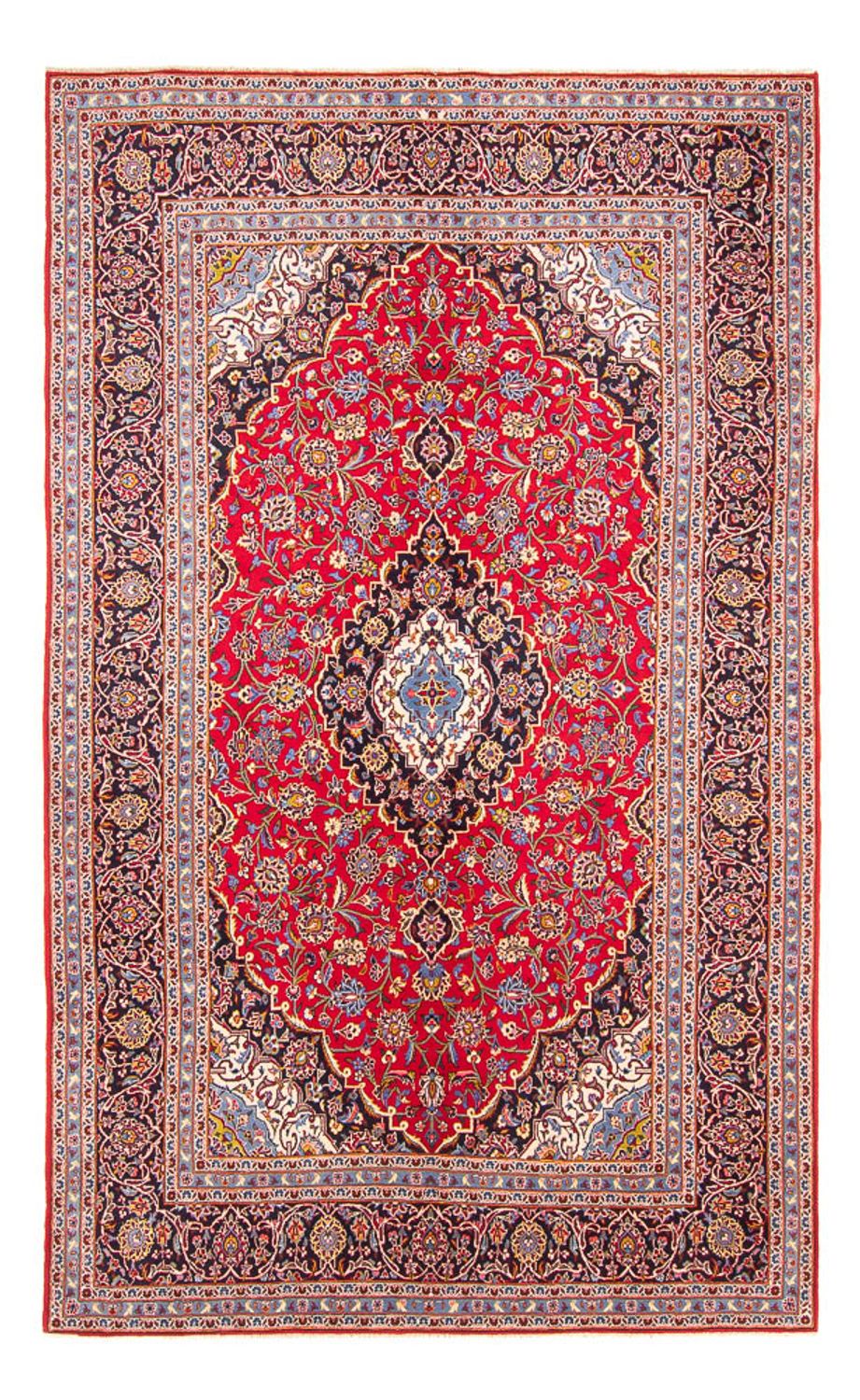 Persisk tæppe - Keshan - 306 x 200 cm - rød