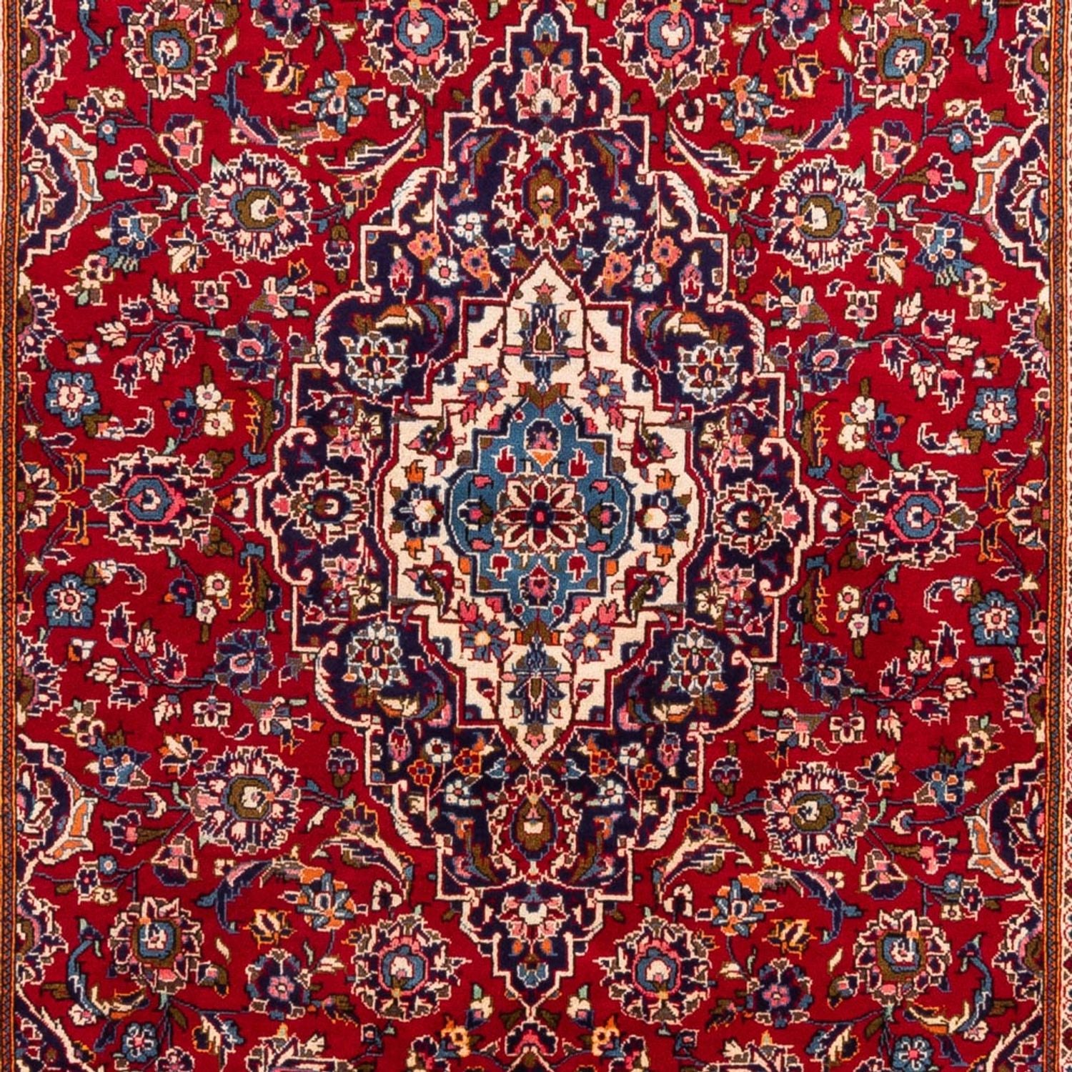 Persisk tæppe - Keshan - 306 x 200 cm - rød