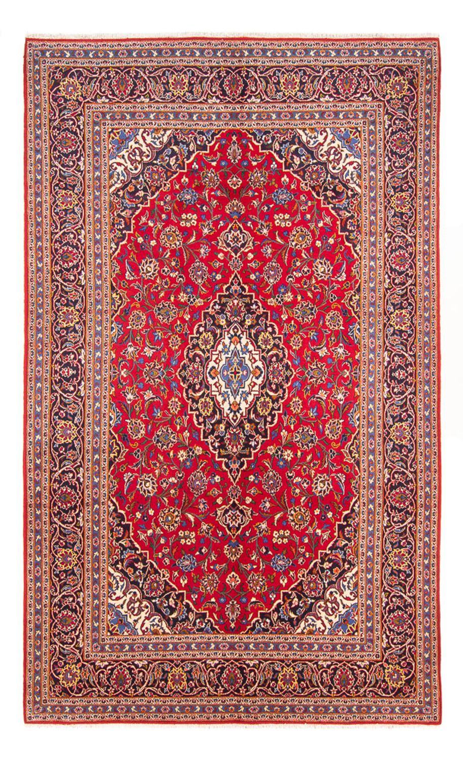 Persisk tæppe - Keshan - 306 x 200 cm - rød