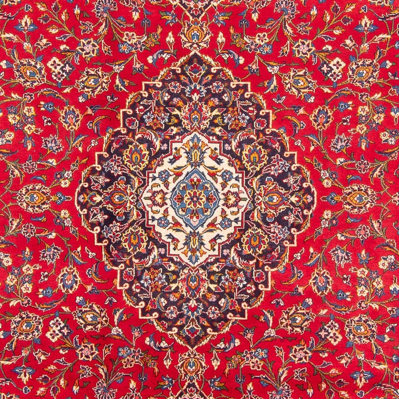 Persisk tæppe - Keshan firkantet  - 254 x 246 cm - rød