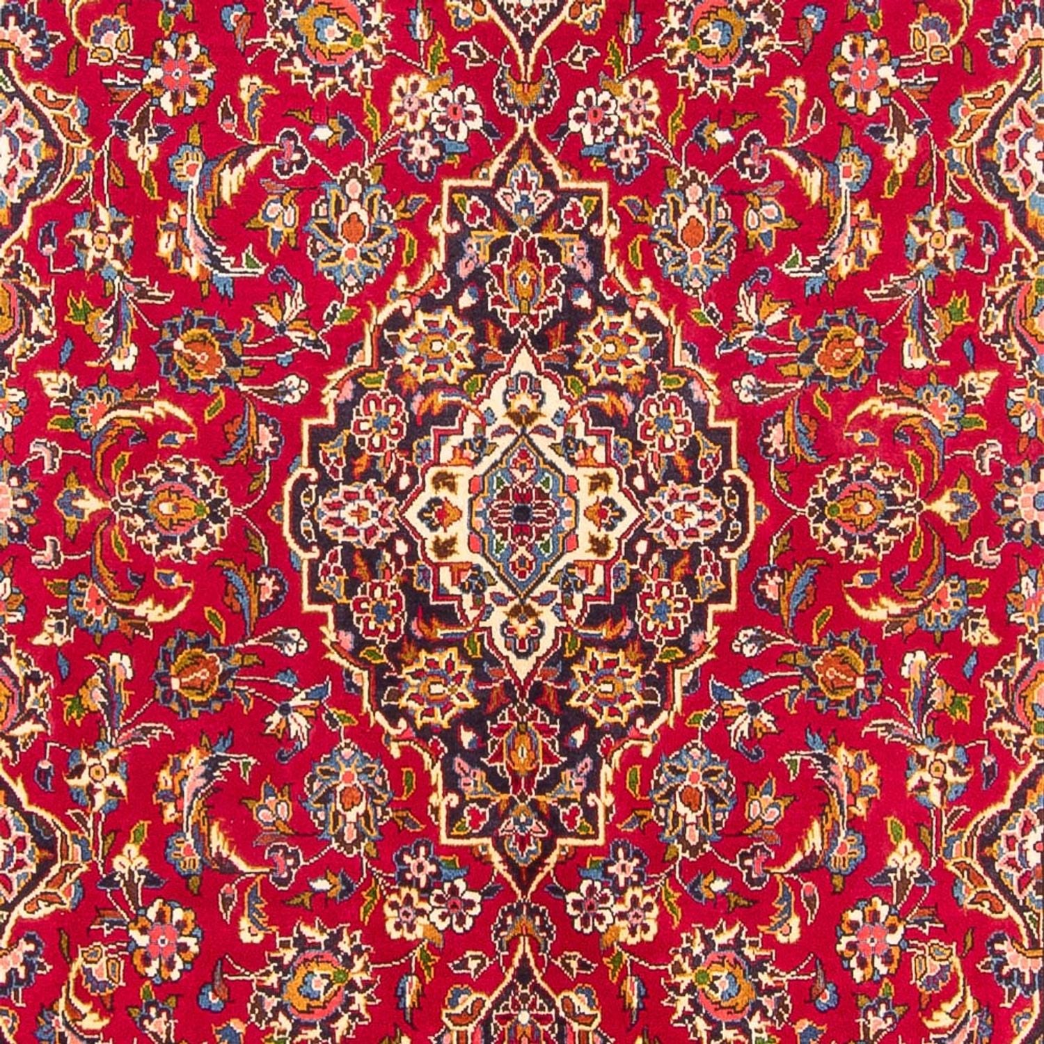 Persisk tæppe - Keshan - 316 x 207 cm - rød