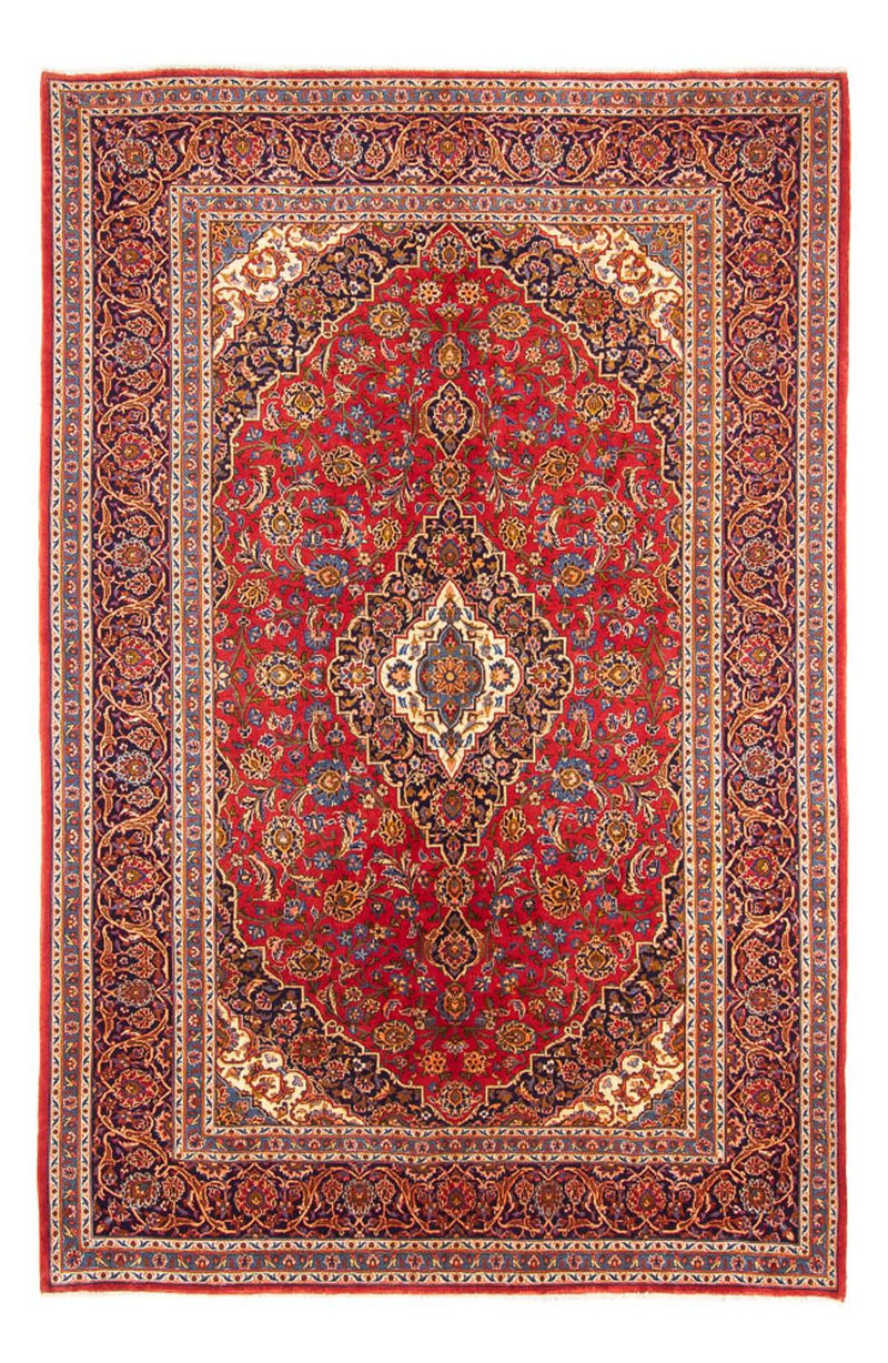 Persisk tæppe - Keshan - 309 x 212 cm - rød