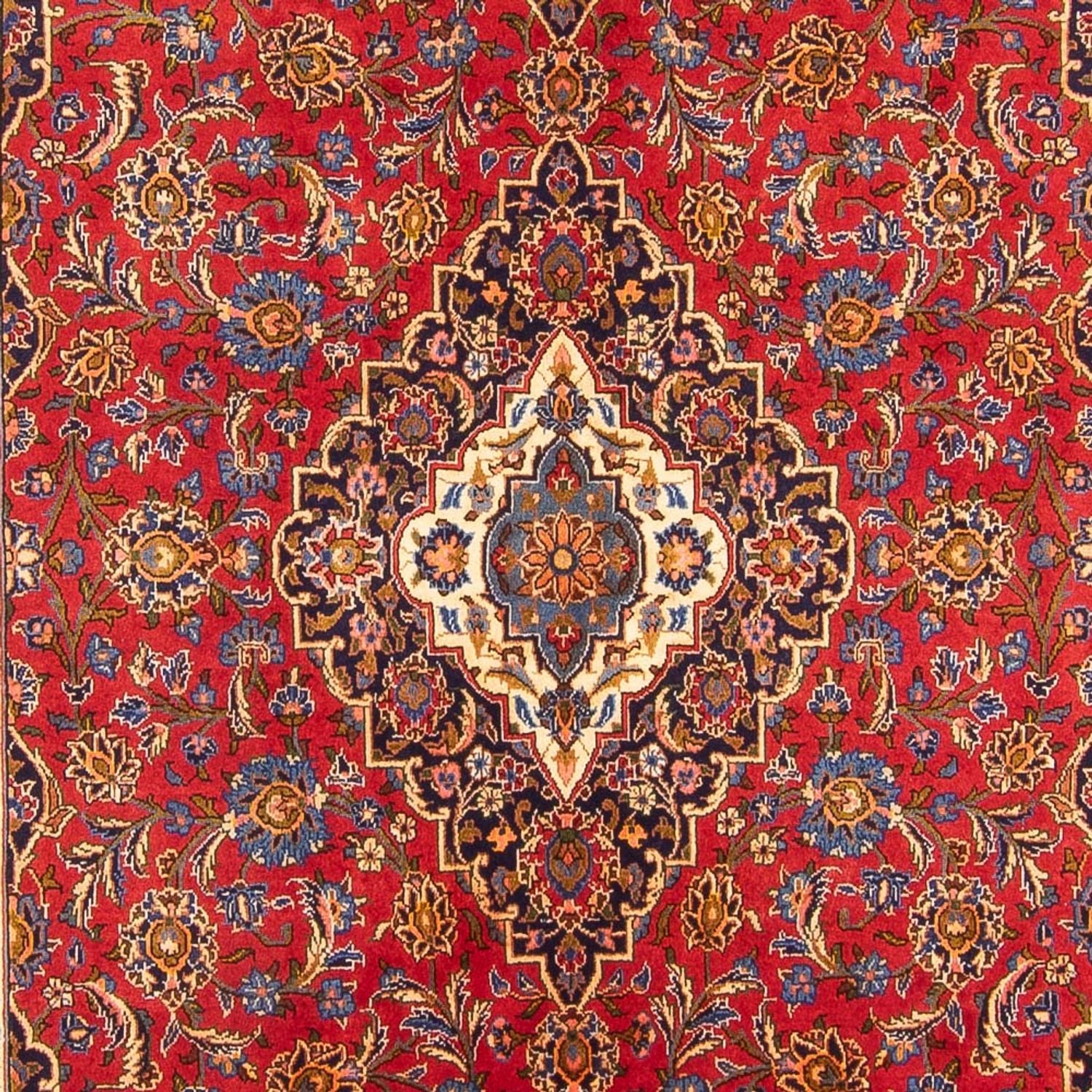 Persisk tæppe - Keshan - 309 x 212 cm - rød