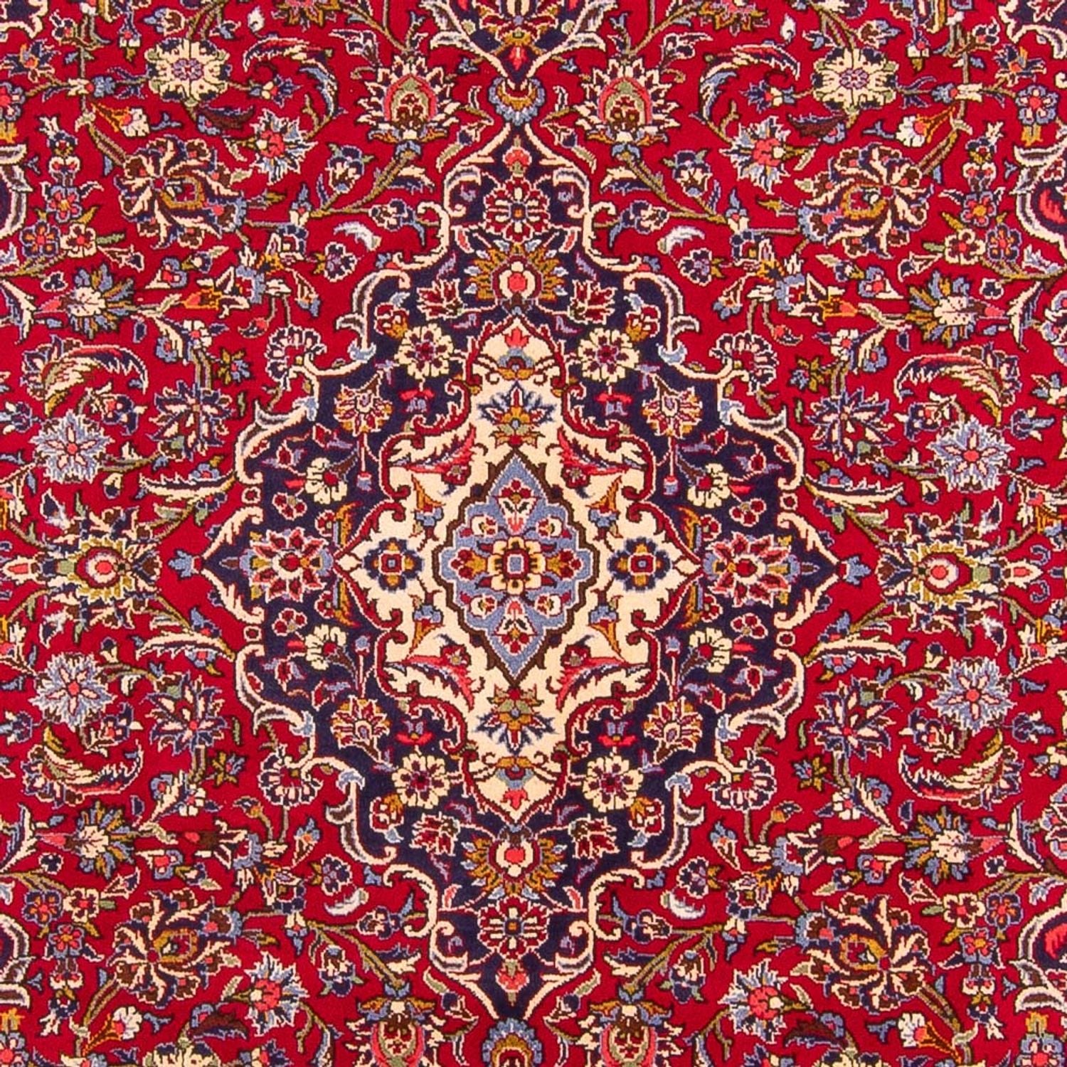 Persisk tæppe - Keshan - 308 x 215 cm - rød