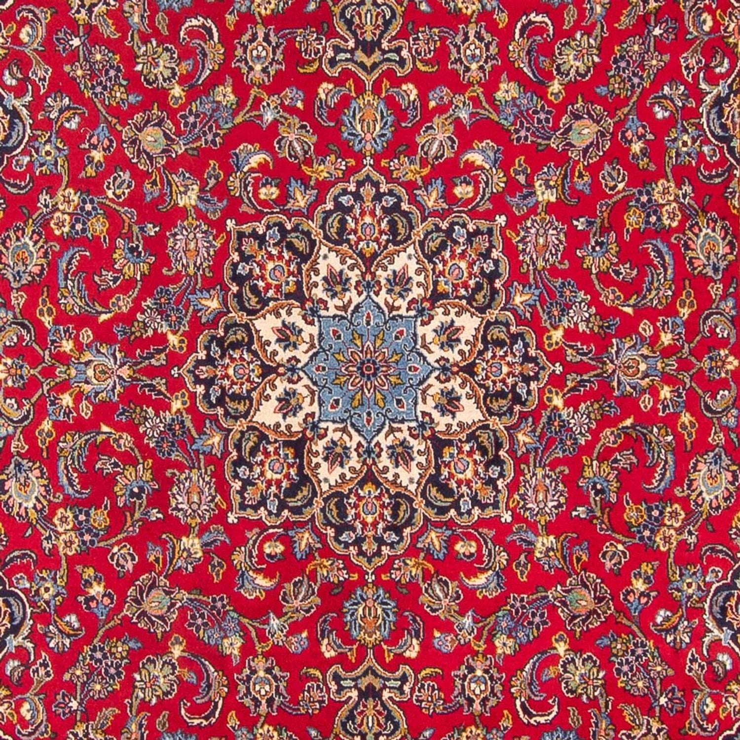 Persisk tæppe - Keshan - 326 x 209 cm - rød