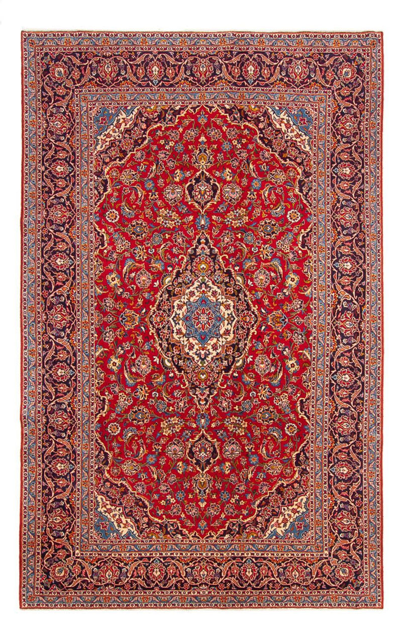 Persisk tæppe - Keshan - 335 x 210 cm - rød