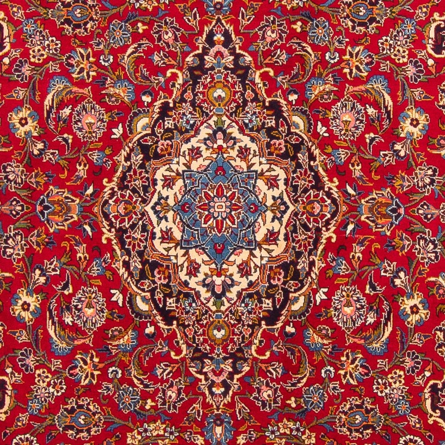 Persisk tæppe - Keshan - 335 x 210 cm - rød