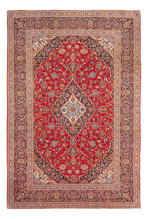 Persisk tæppe - Keshan - 332 x 223 cm - rød