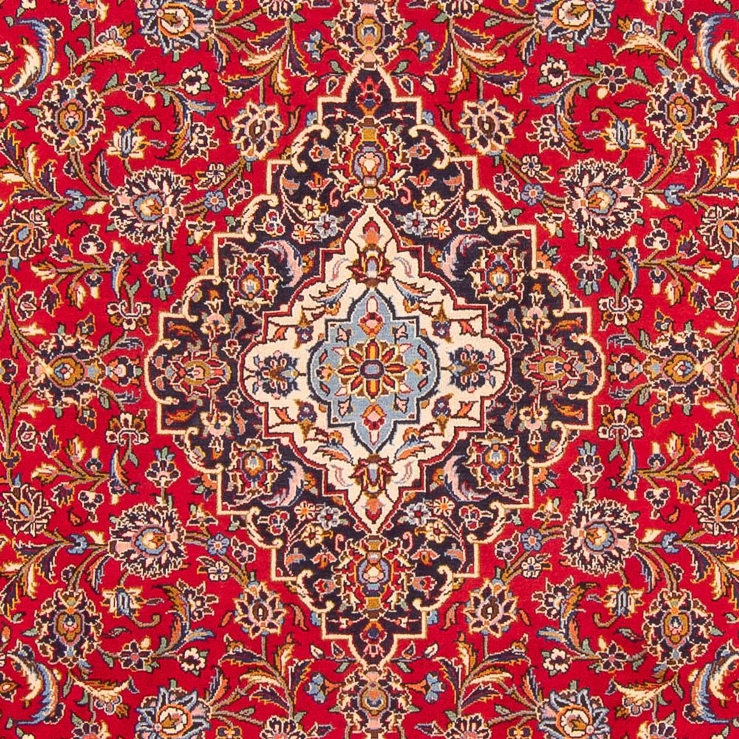 Persisk tæppe - Keshan - 332 x 223 cm - rød