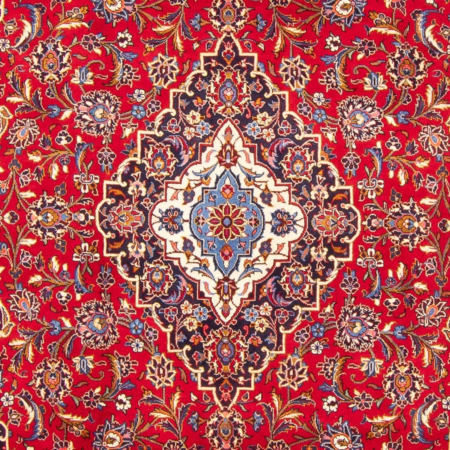 Persisk tæppe - Keshan - 340 x 220 cm - rød
