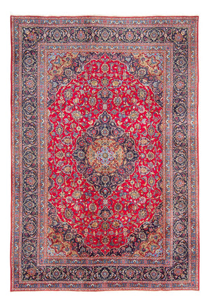 Persisk tæppe - Keshan - 337 x 238 cm - rød