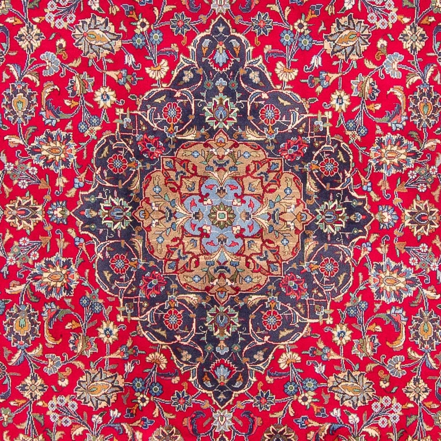 Persisk tæppe - Keshan - 337 x 238 cm - rød
