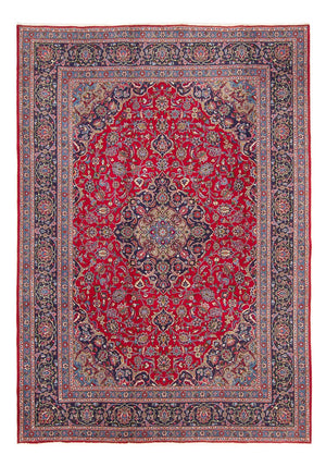 Persisk tæppe - Keshan - 337 x 240 cm - rød