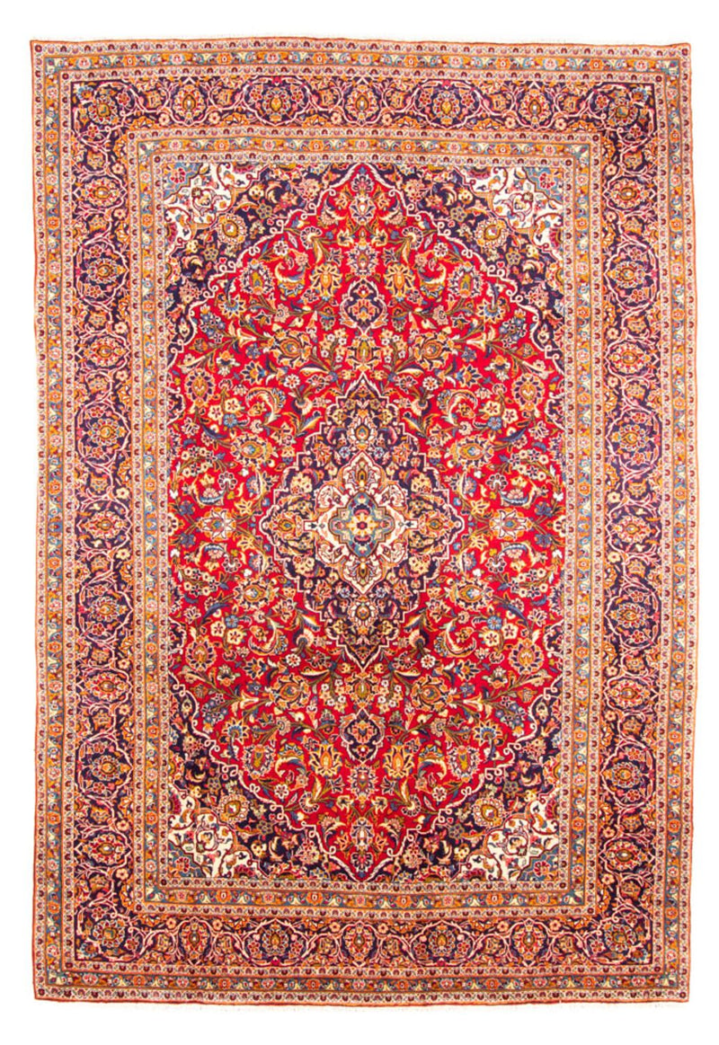 Persisk tæppe - Keshan - 345 x 237 cm - rød