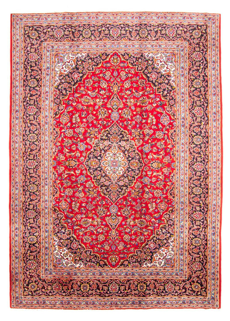 Persisk tæppe - Keshan - 340 x 243 cm - rød