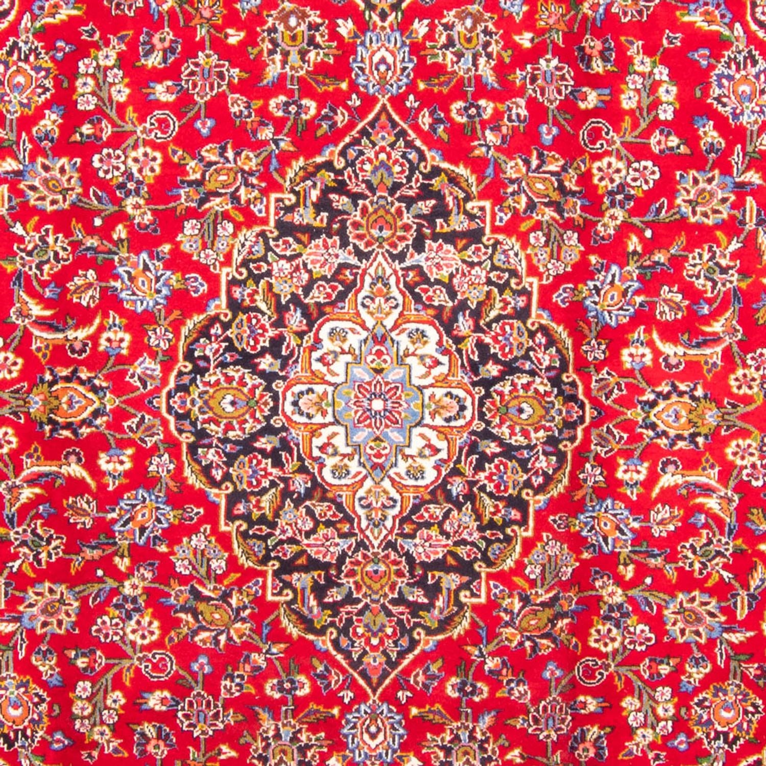 Persisk tæppe - Keshan - 340 x 243 cm - rød