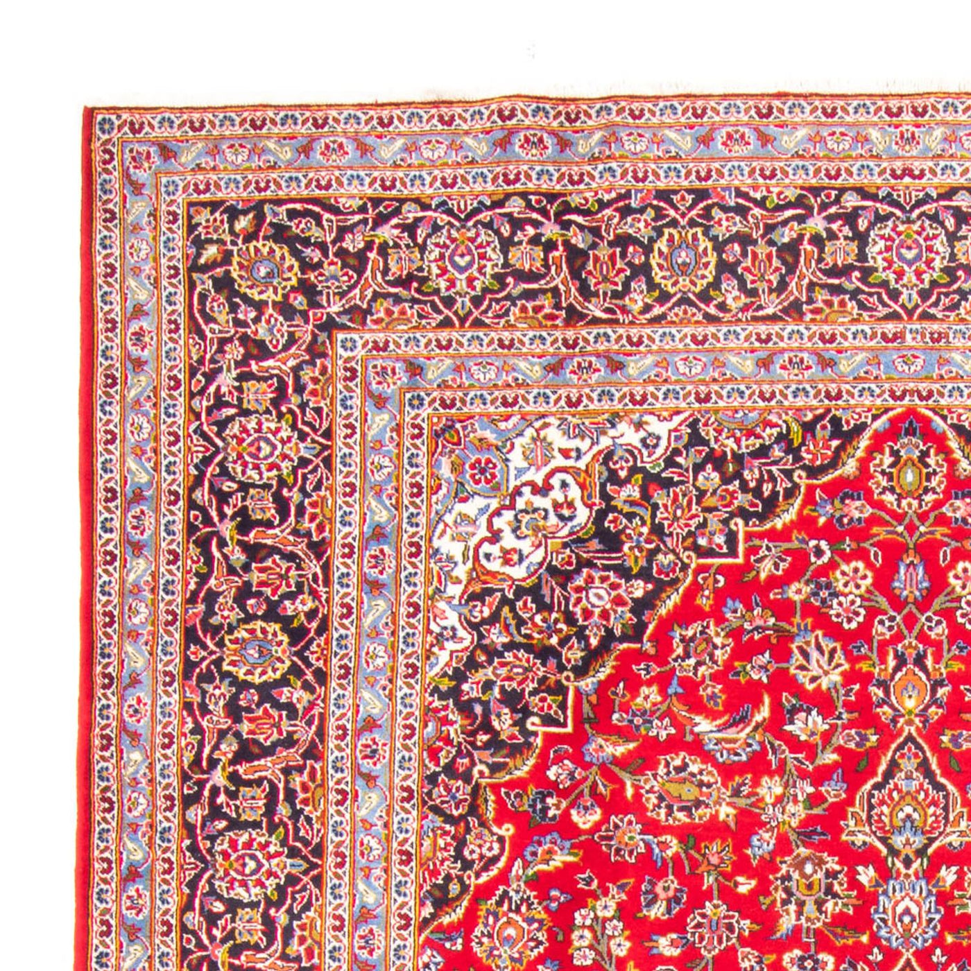 Kashan Tæppe 340x243cm - Persisk tæppe