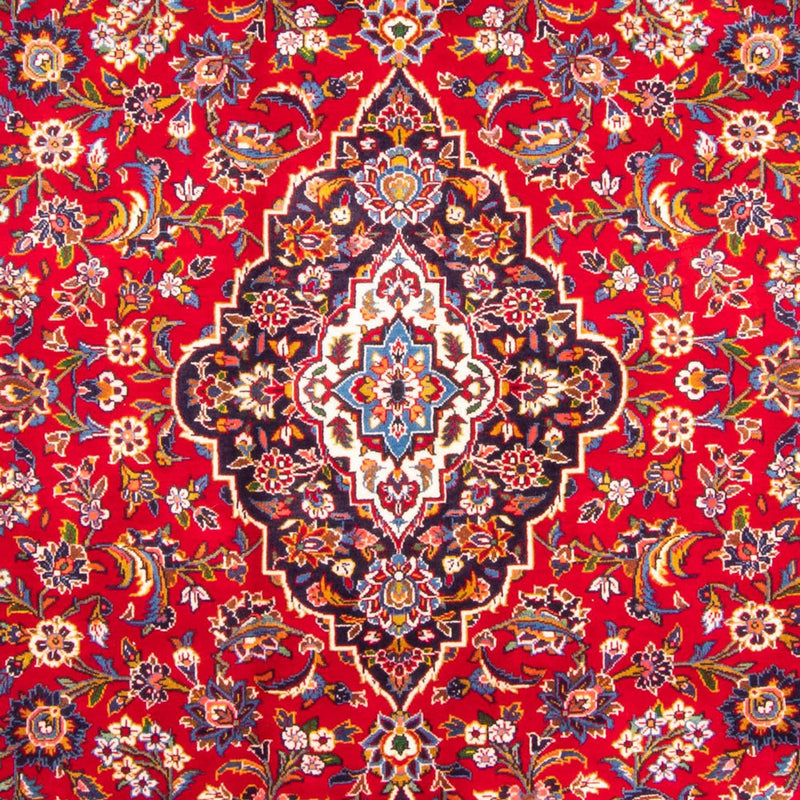 Persisk tæppe - Keshan - 343 x 241 cm - rød
