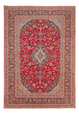 Persisk tæppe - Keshan - 337 x 246 cm - rød