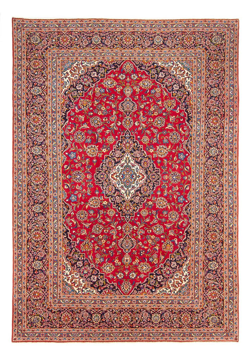 Persisk tæppe - Keshan - 337 x 246 cm - rød