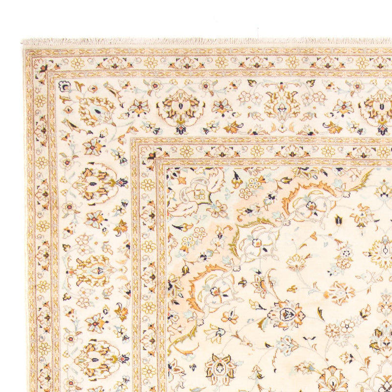 Persisk tæppe - Keshan - 344 x 243 cm - creme