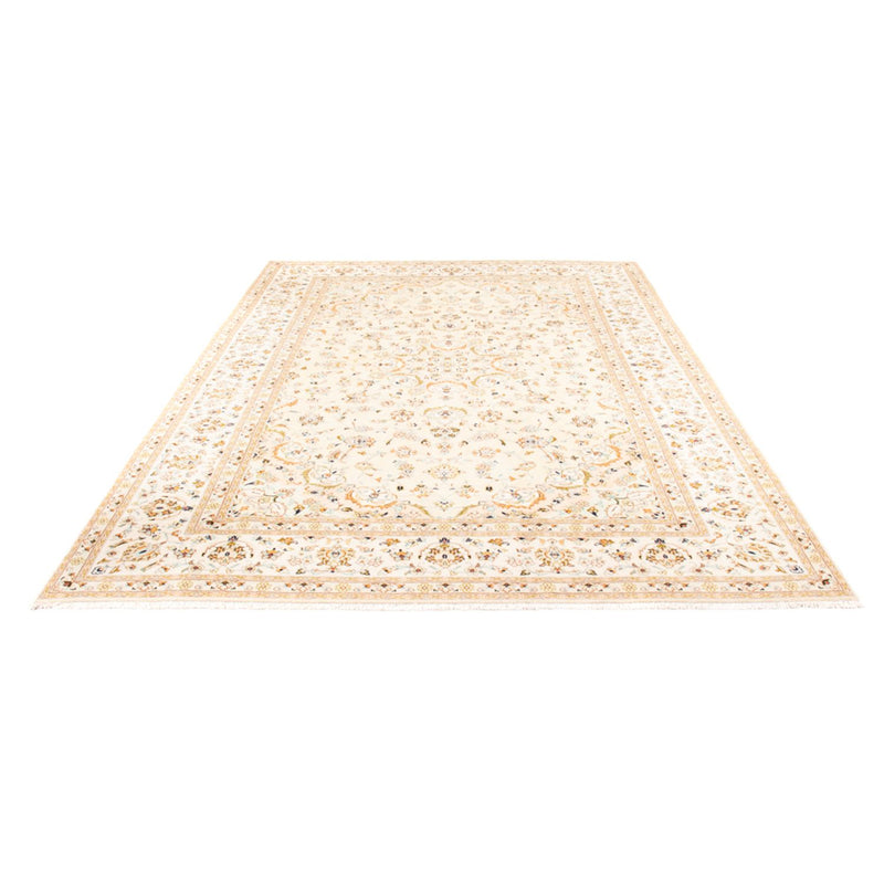 Persisk tæppe - Keshan - 344 x 243 cm - creme