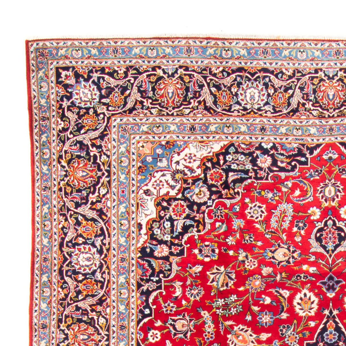 Kashan Tæppe 242x347cm - Persisk tæppe