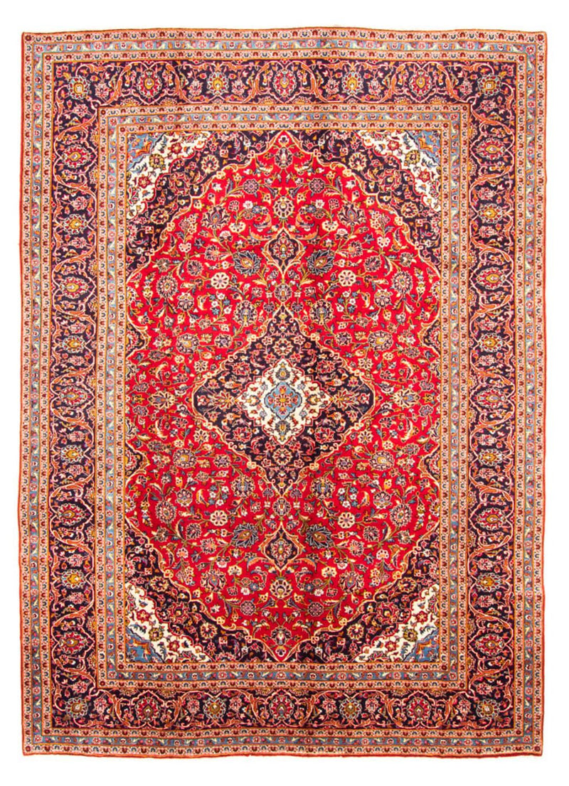 Persisk tæppe - Keshan - 340 x 247 cm - rød