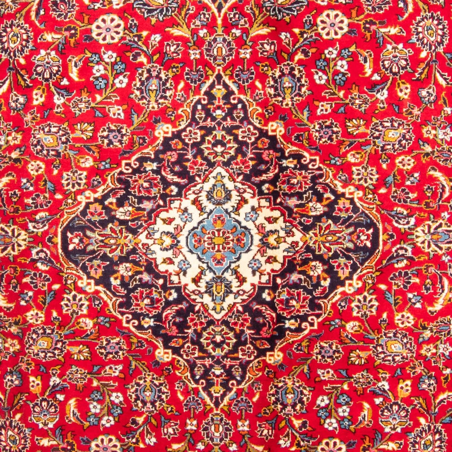 Persisk tæppe - Keshan - 340 x 247 cm - rød