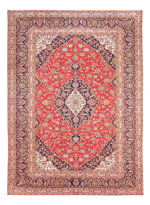 Persisk tæppe - Keshan - 345 x 244 cm - rød