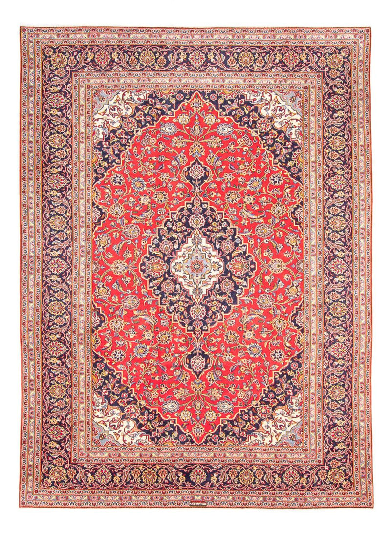 Persisk tæppe - Keshan - 345 x 244 cm - rød
