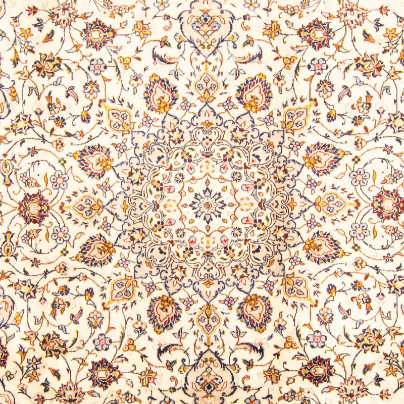 Persisk tæppe - Keshan - 347 x 243 cm - creme