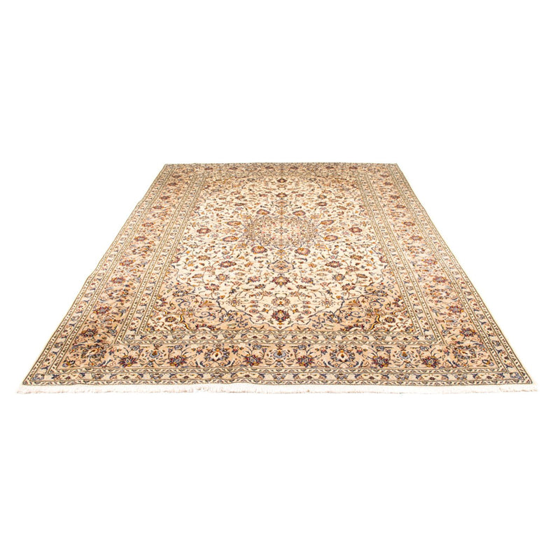 Persisk tæppe - Keshan - 347 x 243 cm - creme
