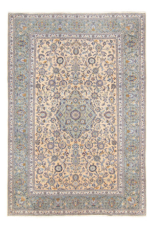 Persisk tæppe - Keshan - 344 x 245 cm - taupe