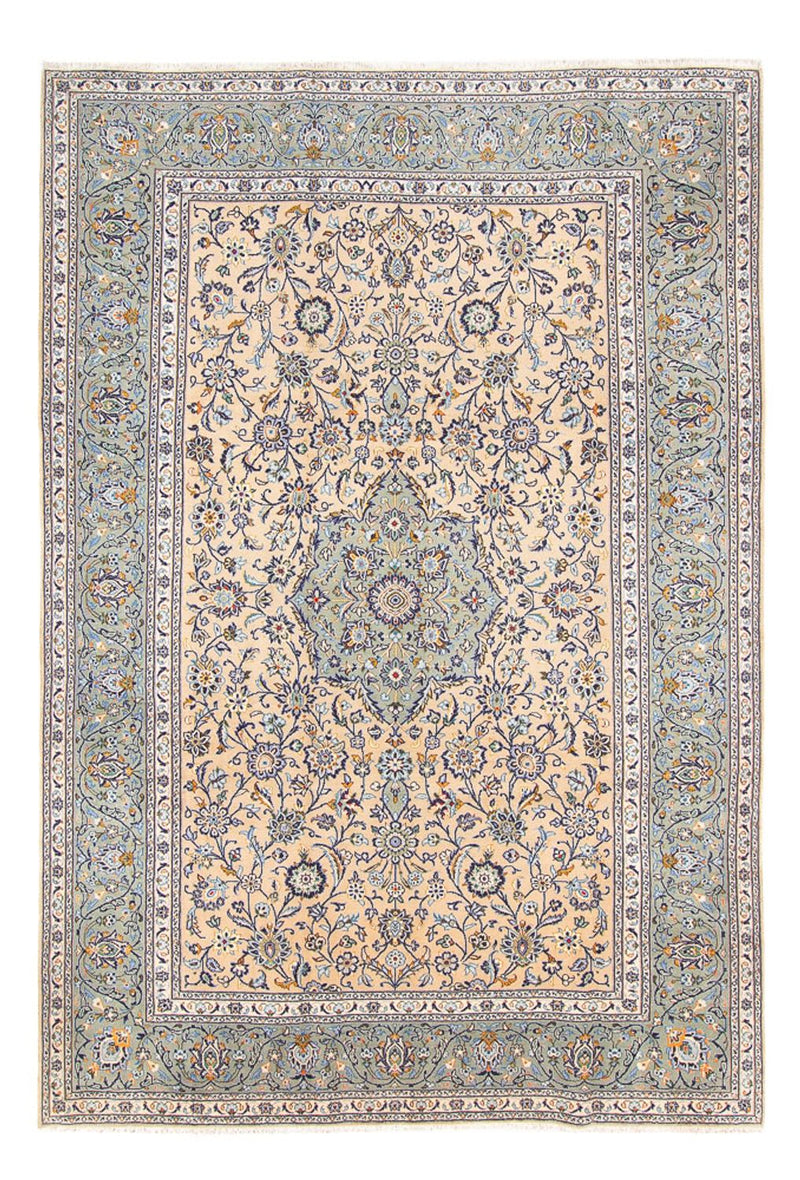 Persisk tæppe - Keshan - 344 x 245 cm - taupe