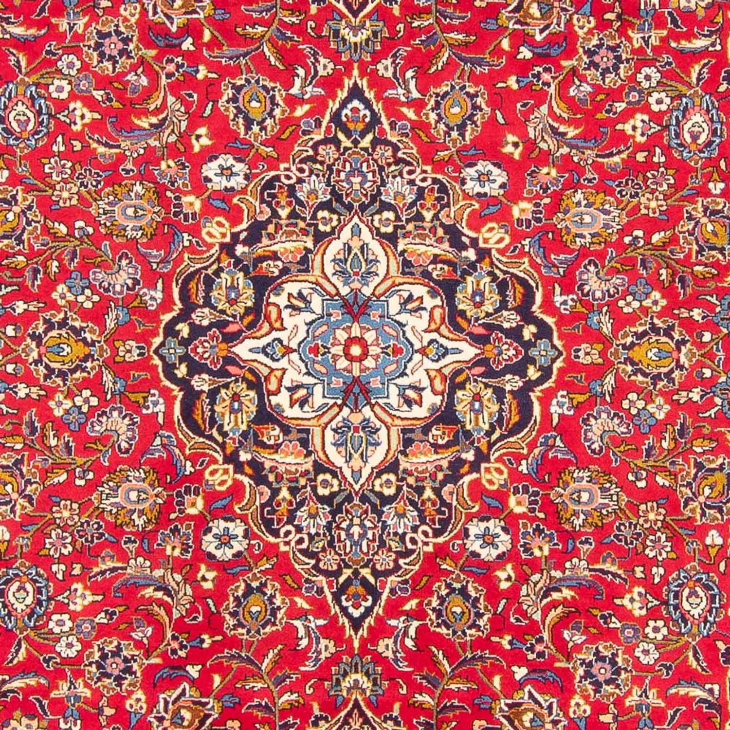 Persisk tæppe - Keshan - 343 x 247 cm - rød