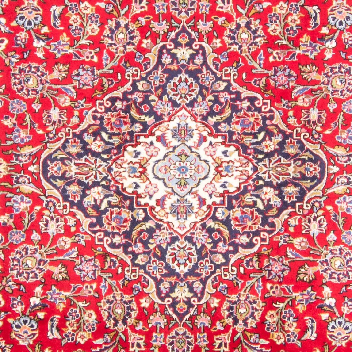 Persisk tæppe - Keshan - 349 x 243 cm - rød