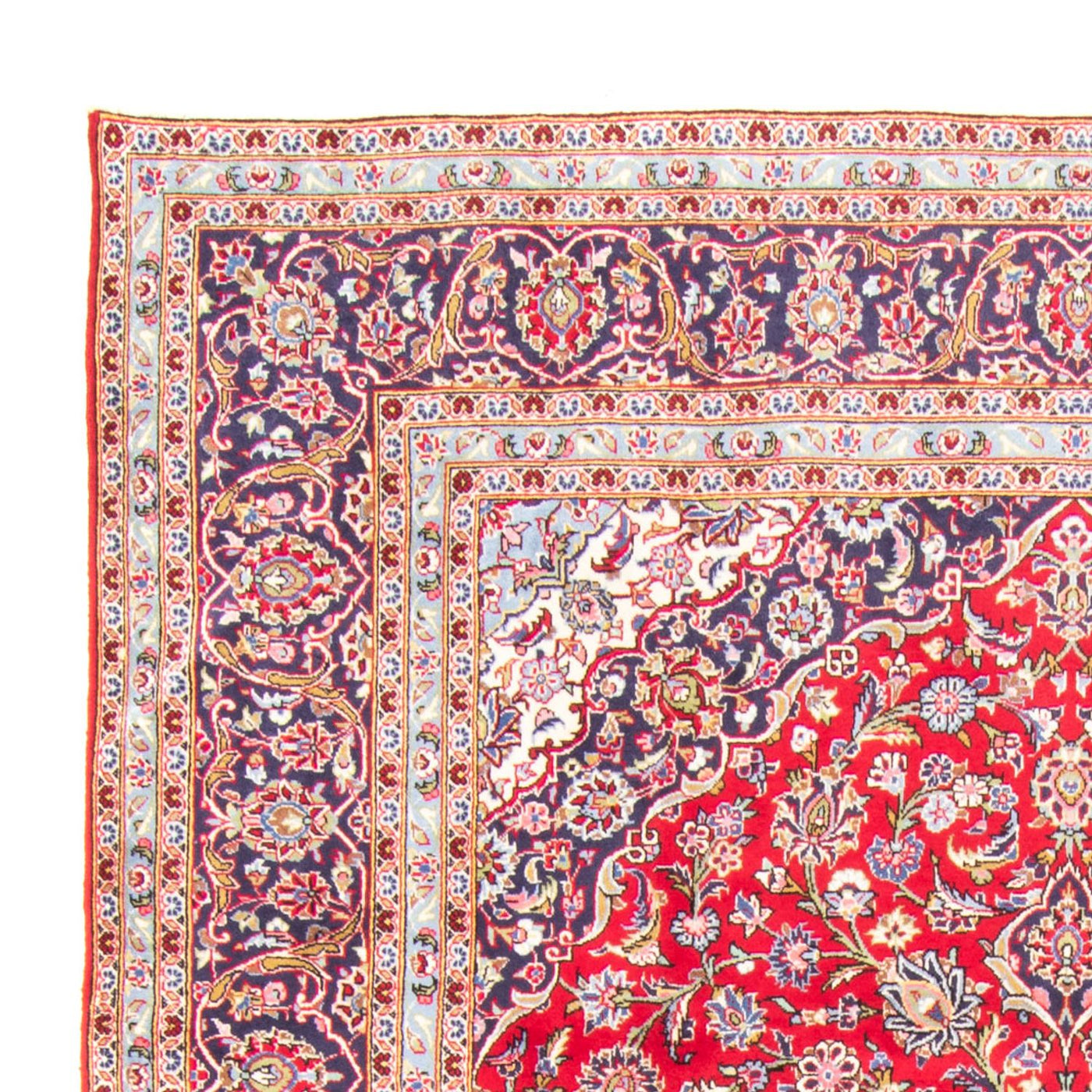 Kashan Tæppe 349x243cm - Persisk tæppe